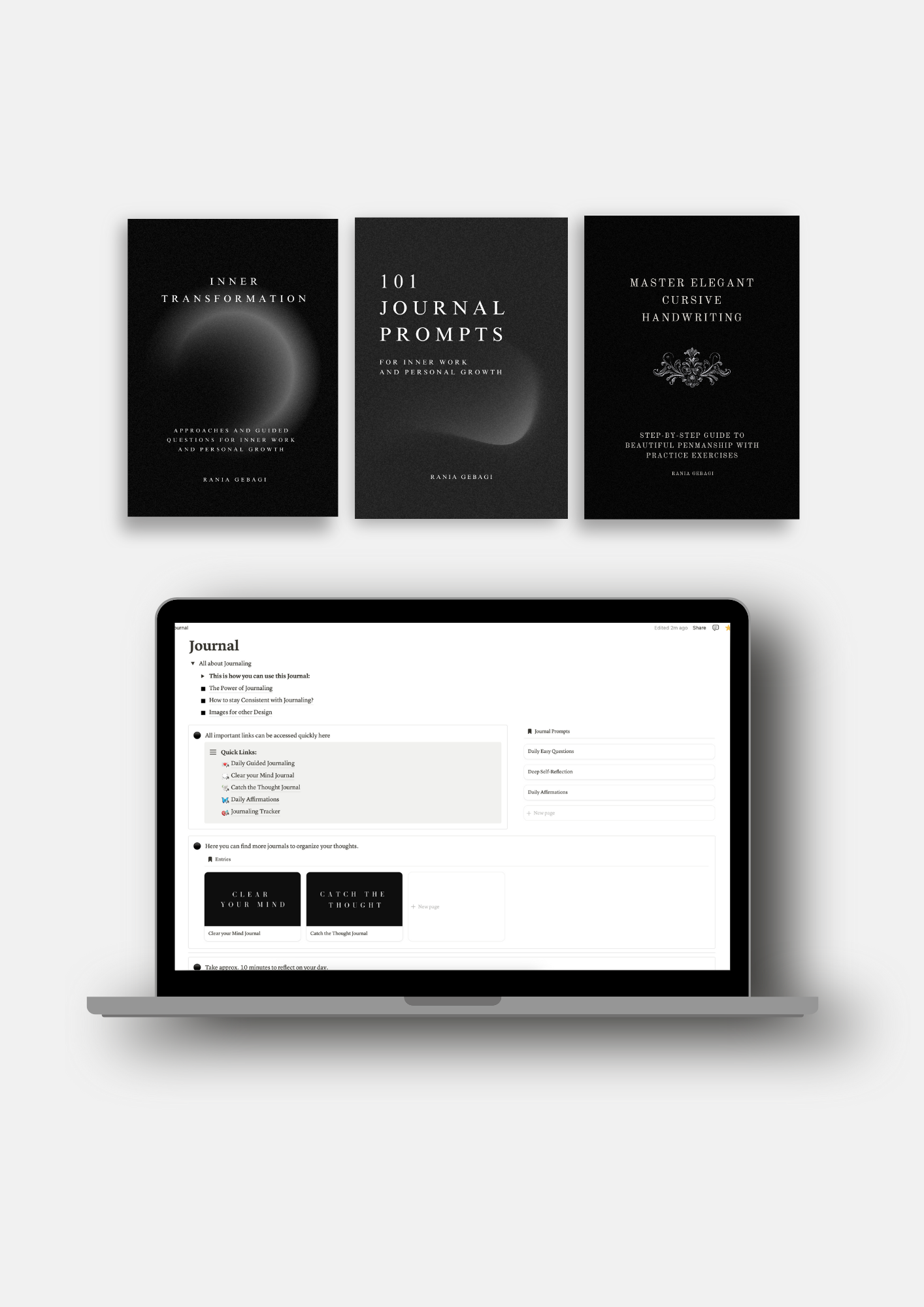 All in One Bundle: Handwriting, Journaling & Organisation