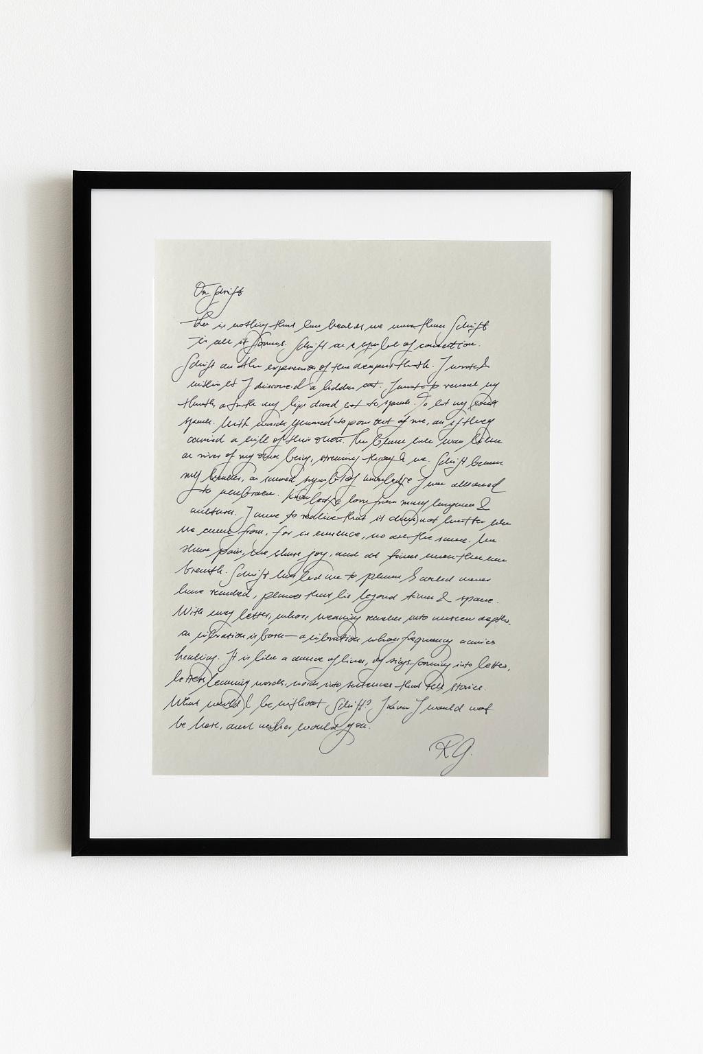 Art Letter (Original Painting, only one available)