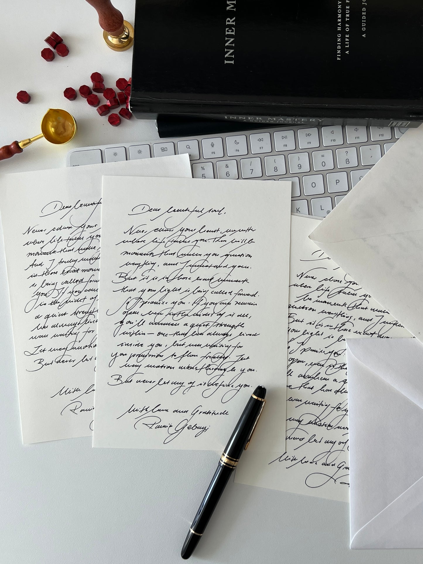 Handwritten Letter: Called Into Light
