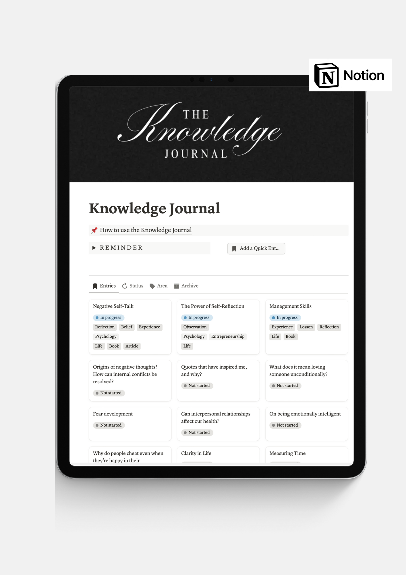 The Knowledge Journal for Lifelong Learners
