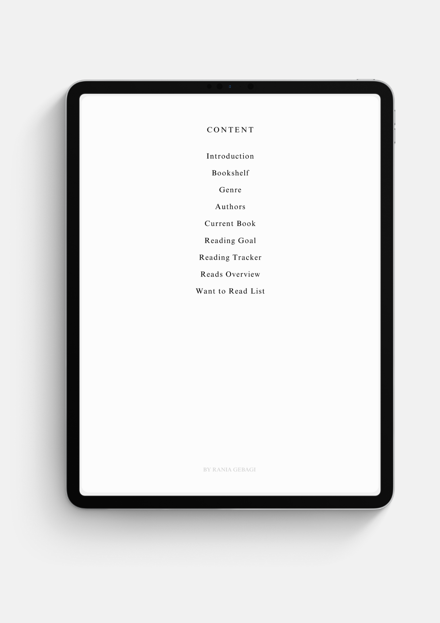 Reading Journal
