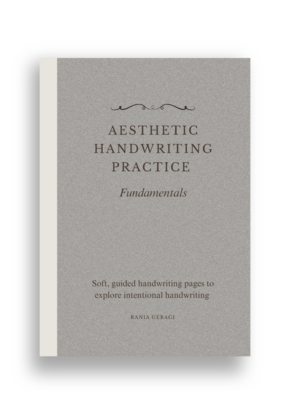 Aesthetic Handwriting Practice - Fundamentals + Advanced Flow