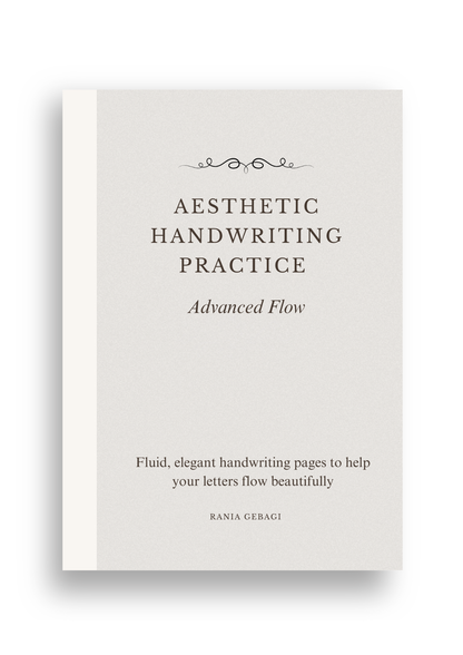 Aesthetic Handwriting Practice - Fundamentals + Advanced Flow