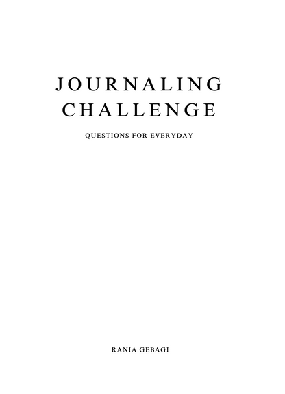 Clarity Through Writing: Journaling Methods