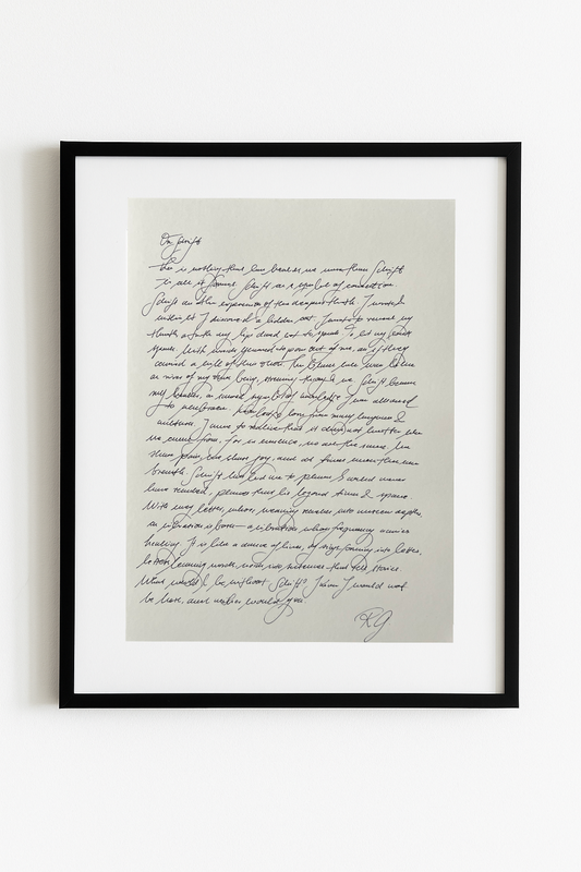 Art Letter (Original Painting, only one available)