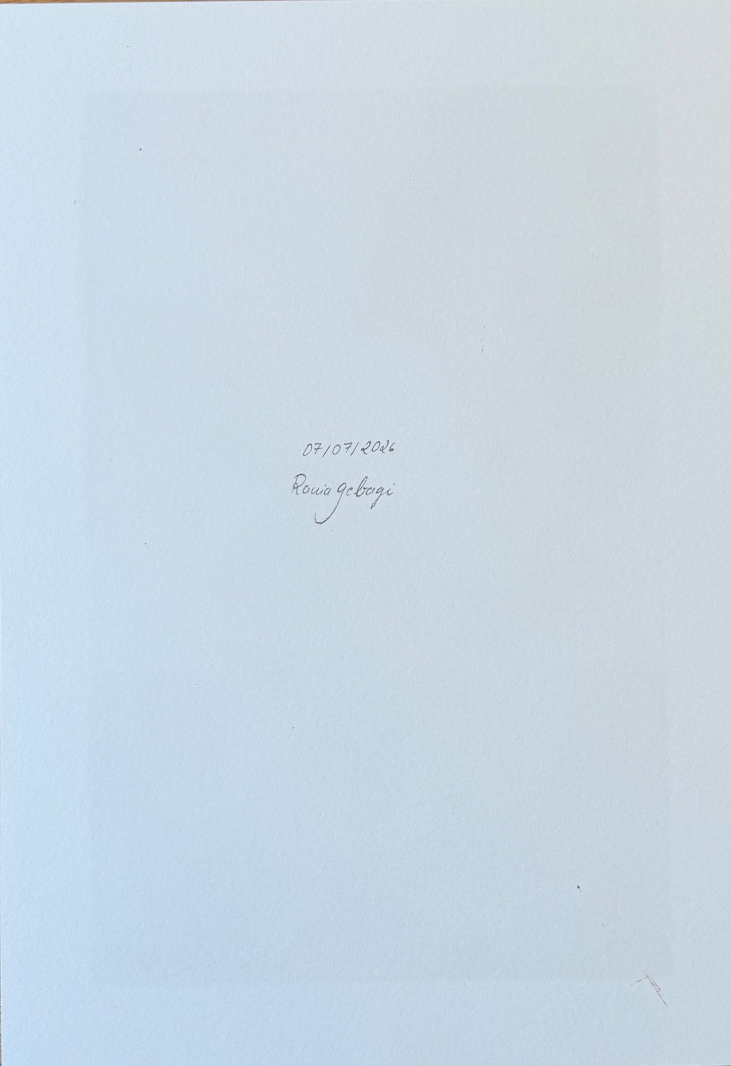 July / 07 / 2026