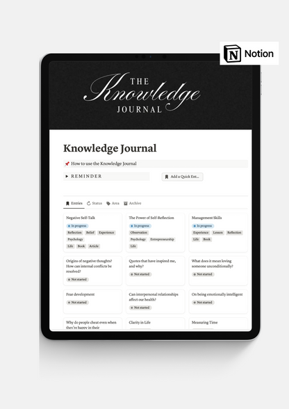 The Knowledge Journal for Lifelong Learners